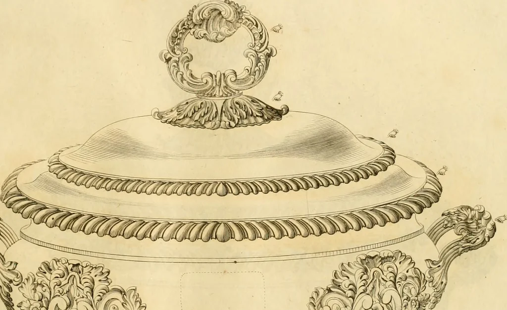 An illustration from [Book of silver patterns], 1820, leaf 150