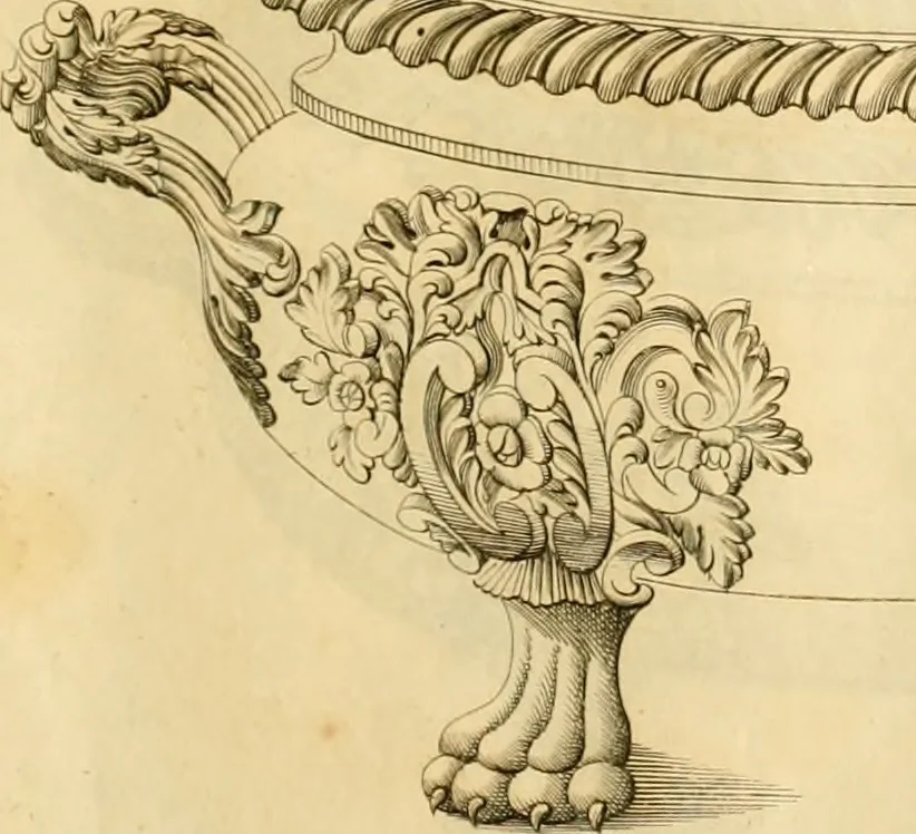 An illustration from [Book of silver patterns], 1820, leaf 150