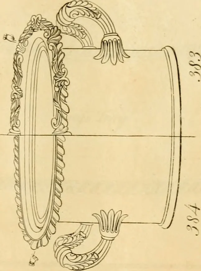 An illustration from [Book of silver patterns], 1820, leaf 170