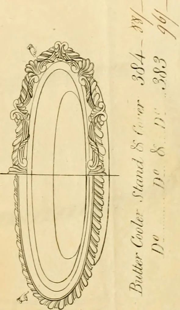 An illustration from [Book of silver patterns], 1820, leaf 170