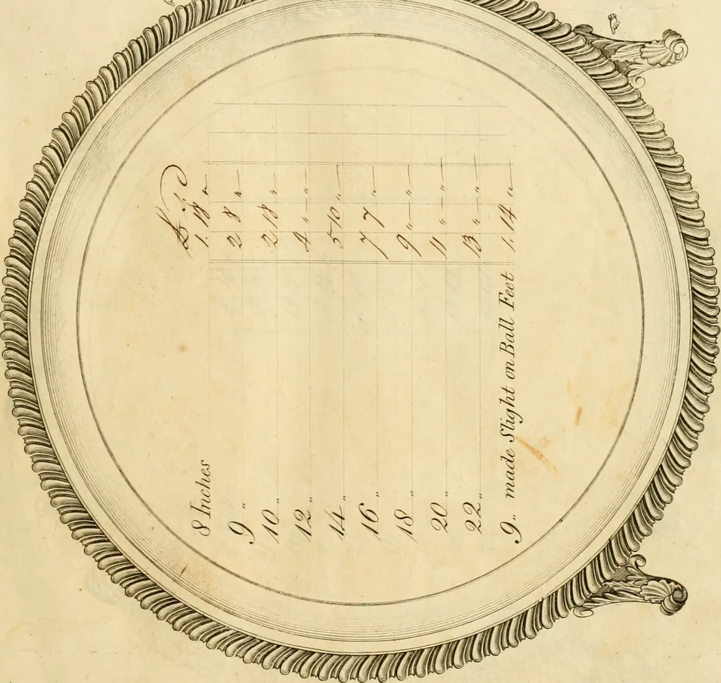 An illustration from [Book of silver patterns], 1820, leaf 182