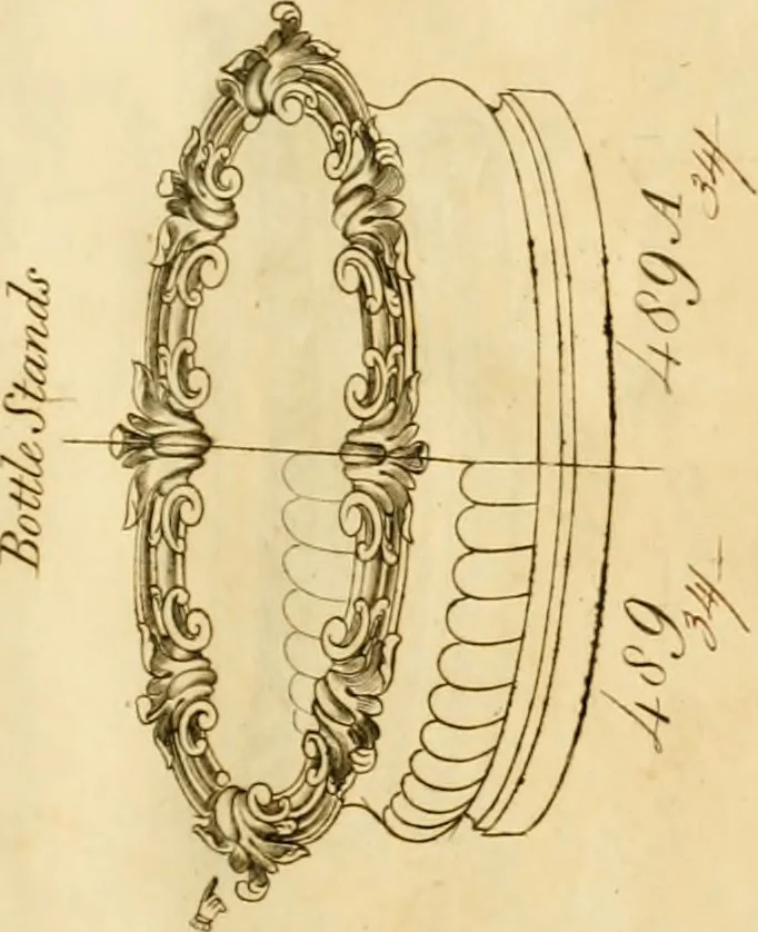 An illustration from [Book of silver patterns], 1820, leaf 196