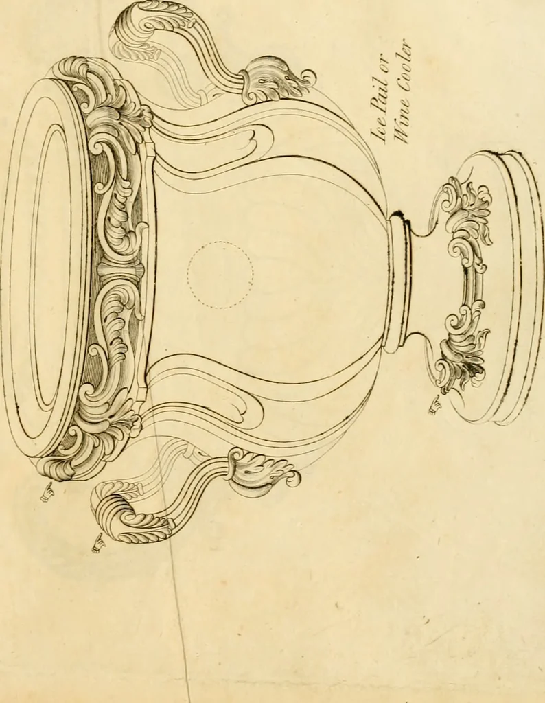 An illustration from [Book of silver patterns], 1820, leaf 196