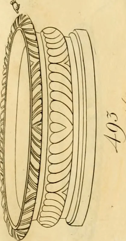 An illustration from [Book of silver patterns], 1820, leaf 198