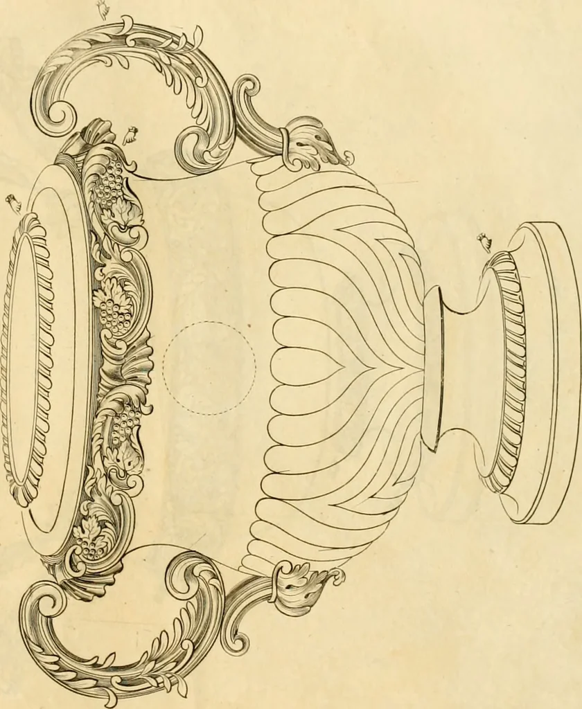 An illustration from [Book of silver patterns], 1820, leaf 198