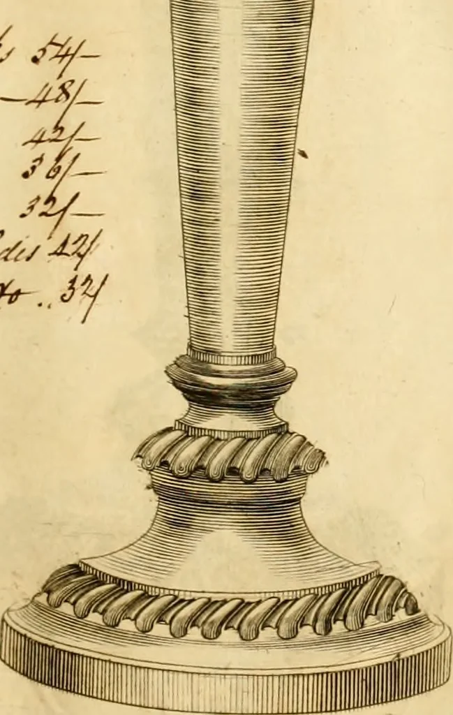 An illustration from [Book of silver patterns], 1820, leaf 20