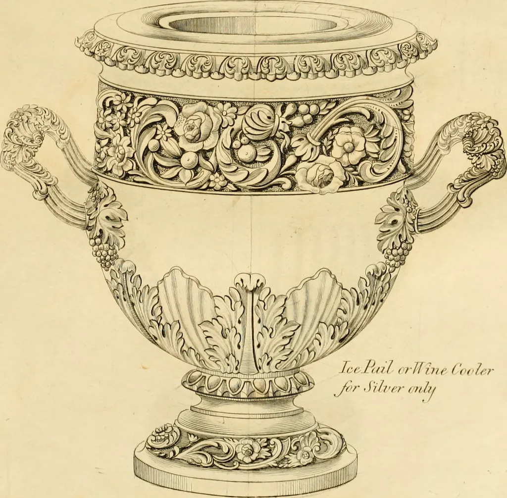 An illustration from [Book of silver patterns], 1820, leaf 210