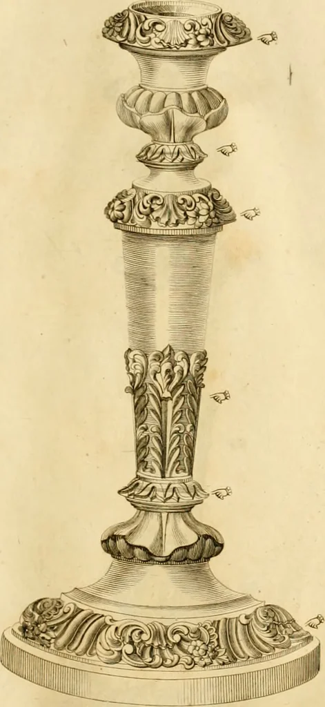 An illustration from [Book of silver patterns], 1820, leaf 22