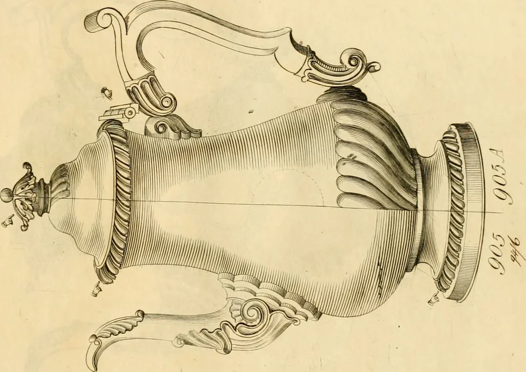 An illustration from [Book of silver patterns], 1820, leaf 232