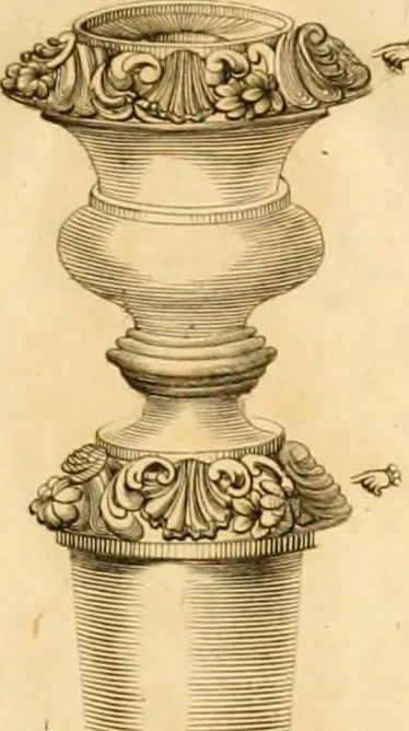 An illustration from [Book of silver patterns], 1820, leaf 24