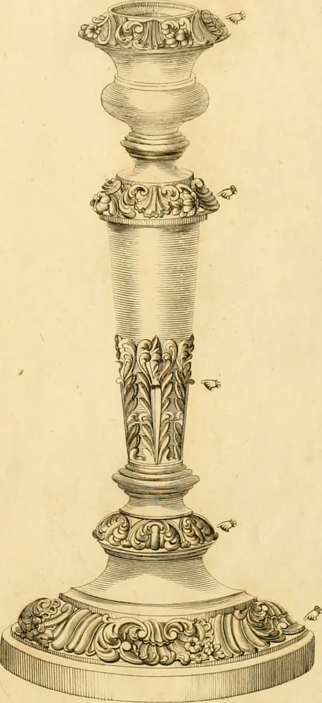 An illustration from [Book of silver patterns], 1820, leaf 24
