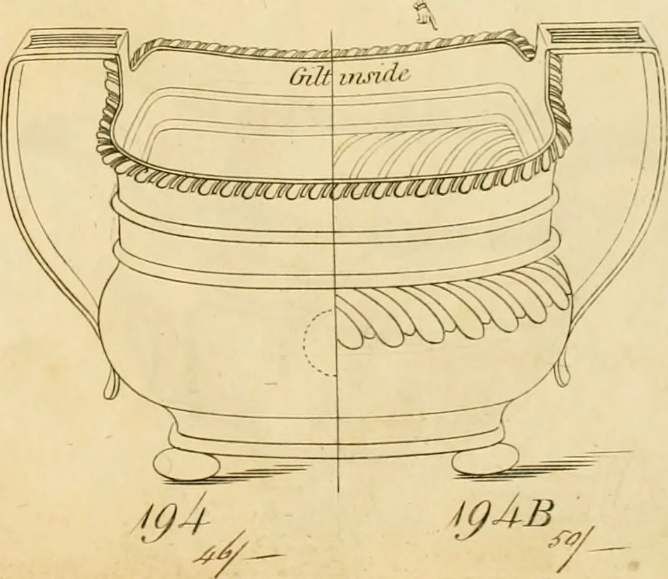 An illustration from [Book of silver patterns], 1820, leaf 240