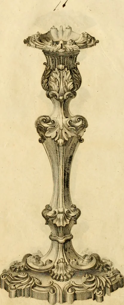 An illustration from [Book of silver patterns], 1820, leaf 26