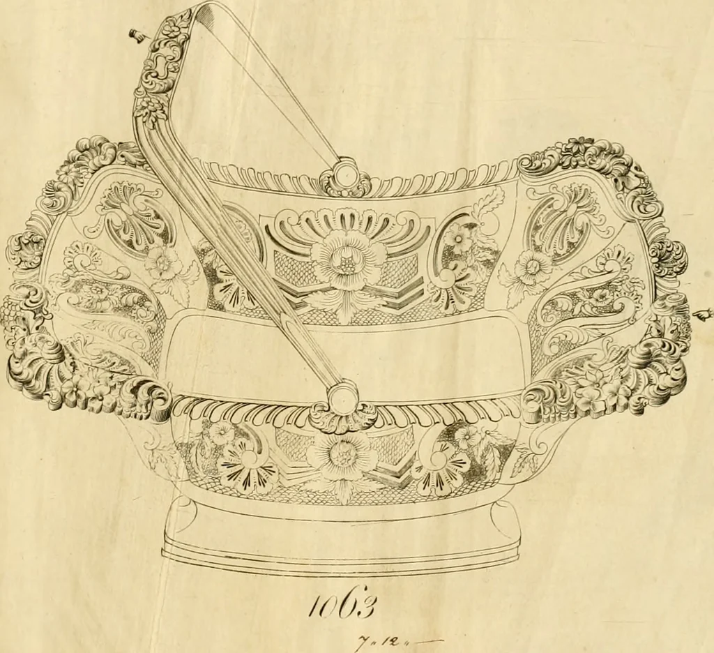 An illustration from [Book of silver patterns], 1820, leaf 260