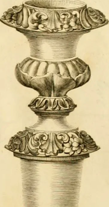 An illustration from [Book of silver patterns], 1820, leaf 28