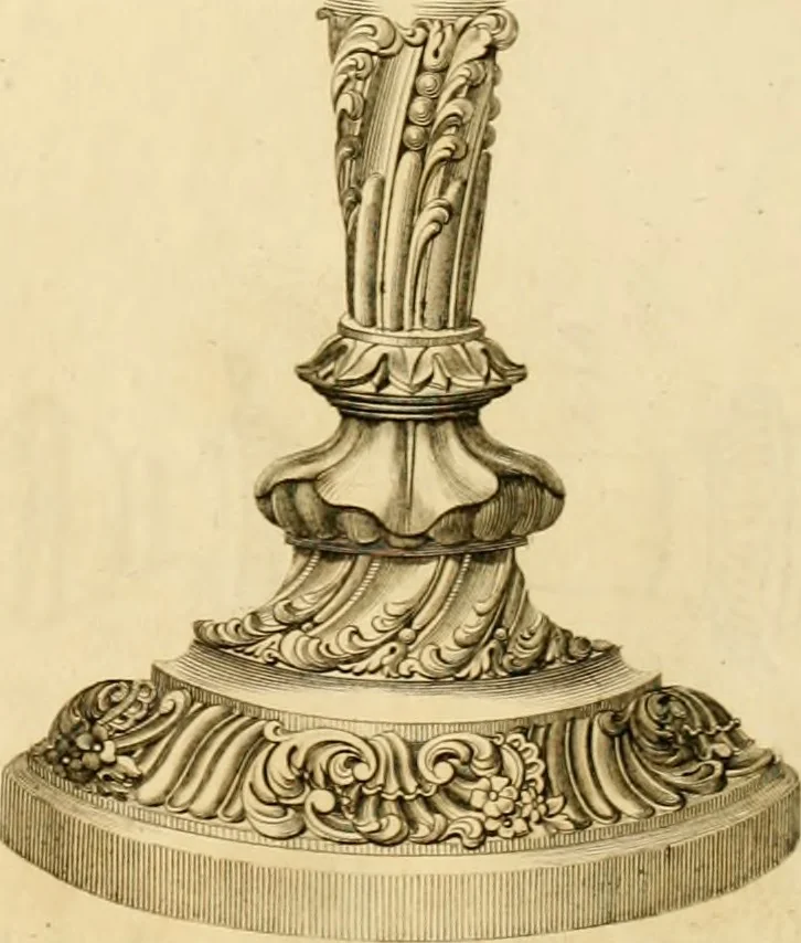 An illustration from [Book of silver patterns], 1820, leaf 28