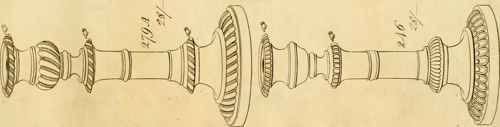 An illustration from [Book of silver patterns], 1820, leaf 30