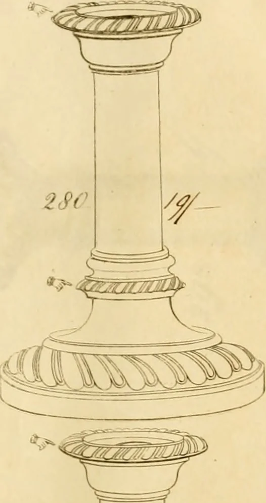 An illustration from [Book of silver patterns], 1820, leaf 32