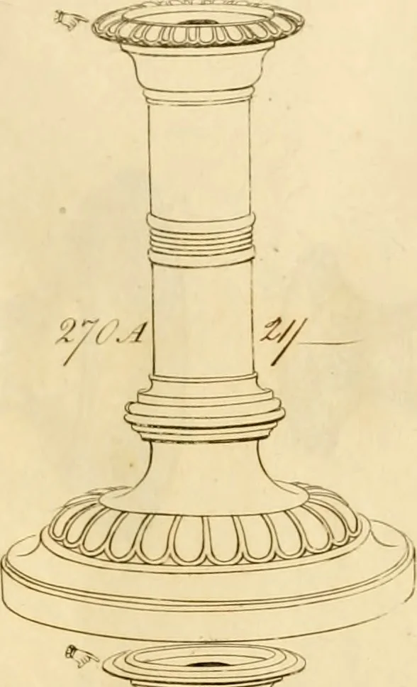 An illustration from [Book of silver patterns], 1820, leaf 32