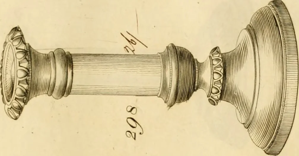 An illustration from [Book of silver patterns], 1820, leaf 34