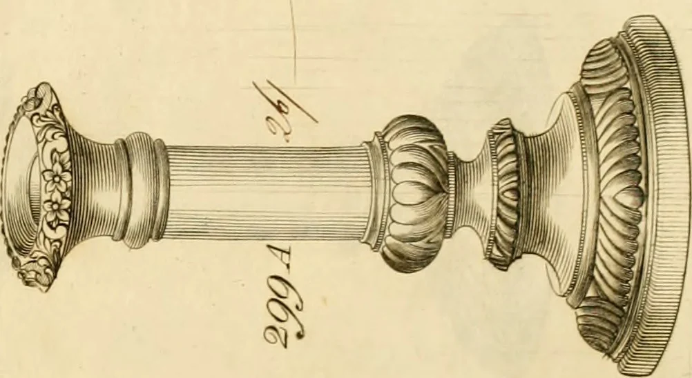 An illustration from [Book of silver patterns], 1820, leaf 34