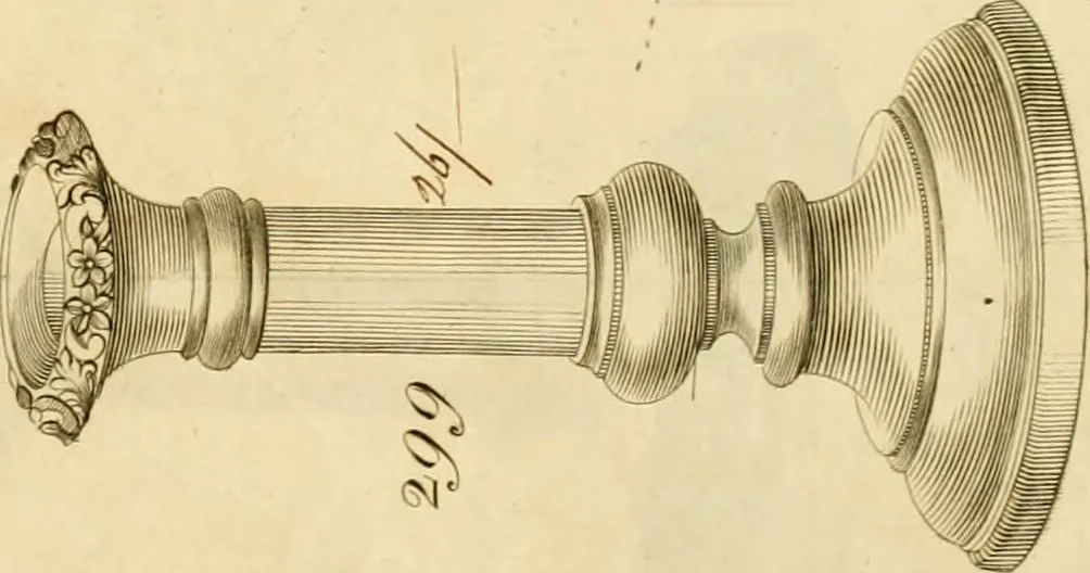 An illustration from [Book of silver patterns], 1820, leaf 34