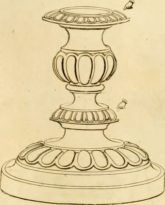 An illustration from [Book of silver patterns], 1820, leaf 38