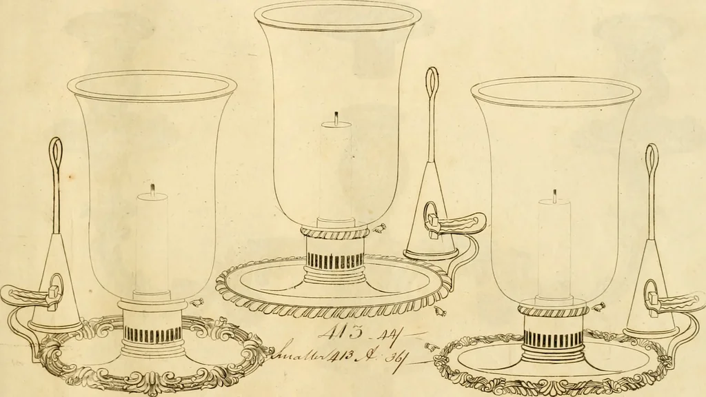 An illustration from [Book of silver patterns], 1820, leaf 44