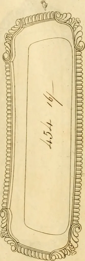 An illustration from [Book of silver patterns], 1820, leaf 58
