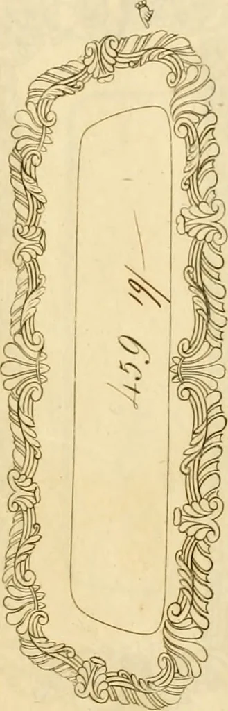 An illustration from [Book of silver patterns], 1820, leaf 58