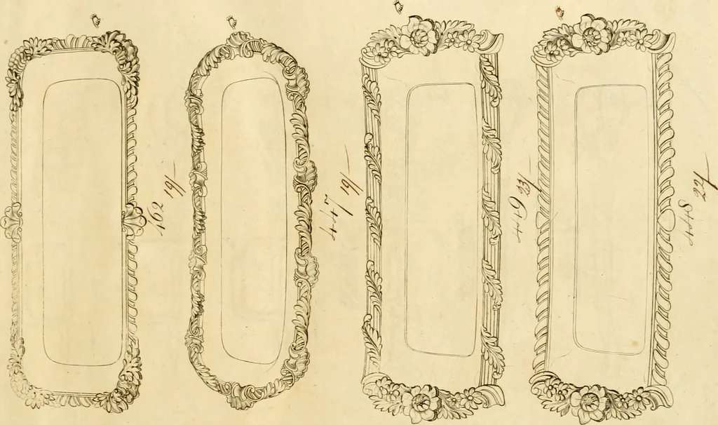 An illustration from [Book of silver patterns], 1820, leaf 60
