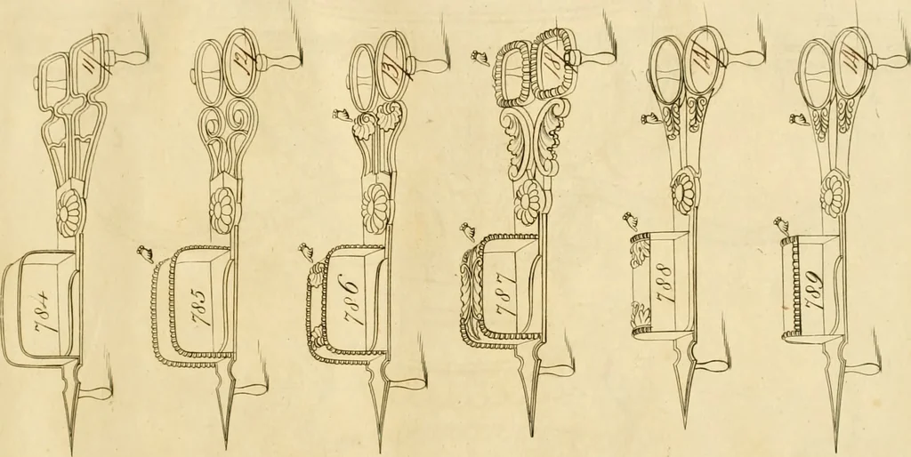 An illustration from [Book of silver patterns], 1820, leaf 62