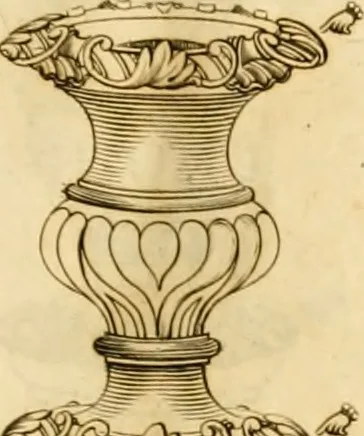 An illustration from [Book of silver patterns], 1820, leaf 8