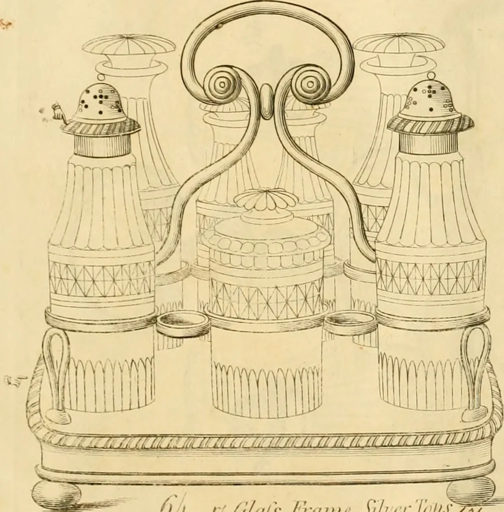 An illustration from [Book of silver patterns], 1820, leaf 84
