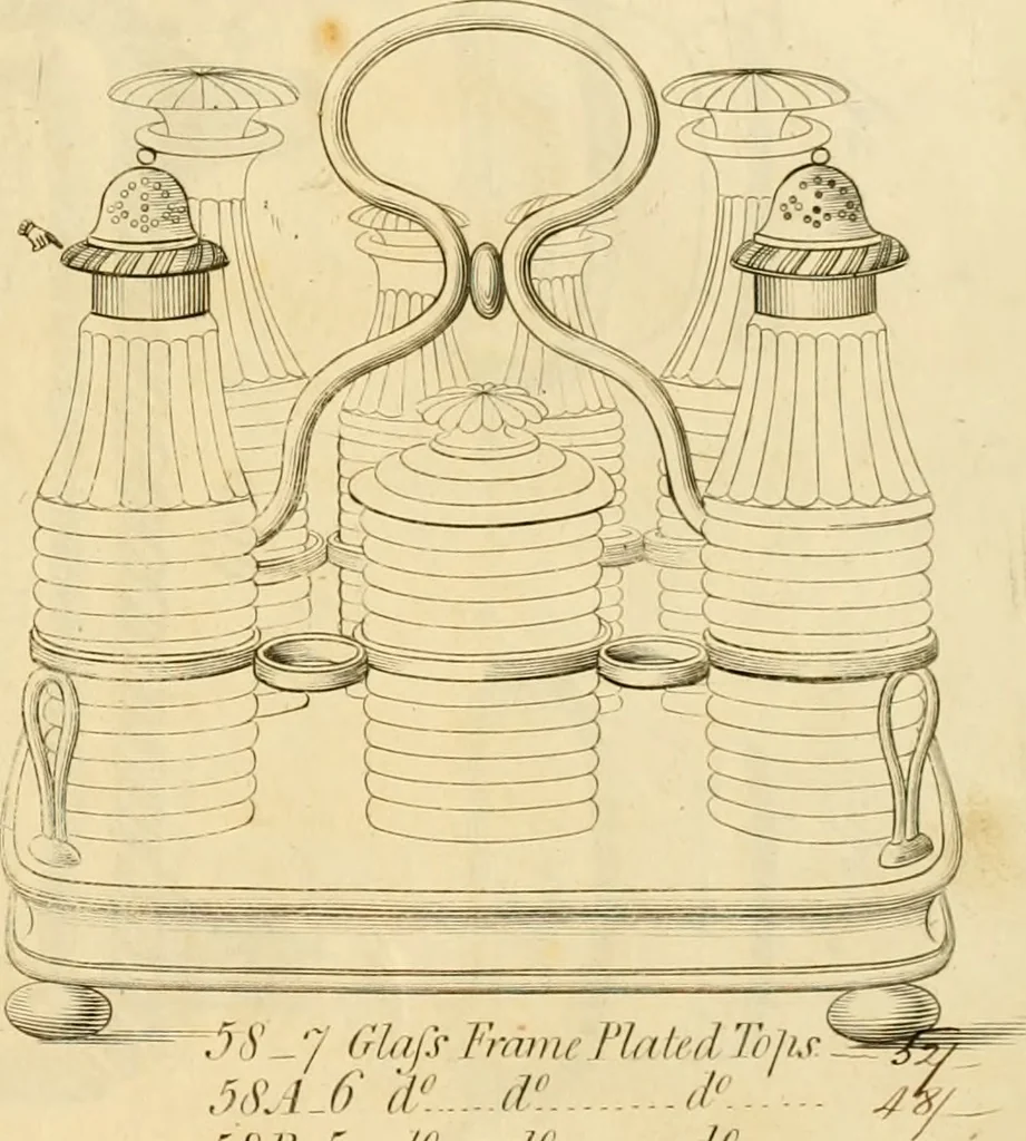 An illustration from [Book of silver patterns], 1820, leaf 84