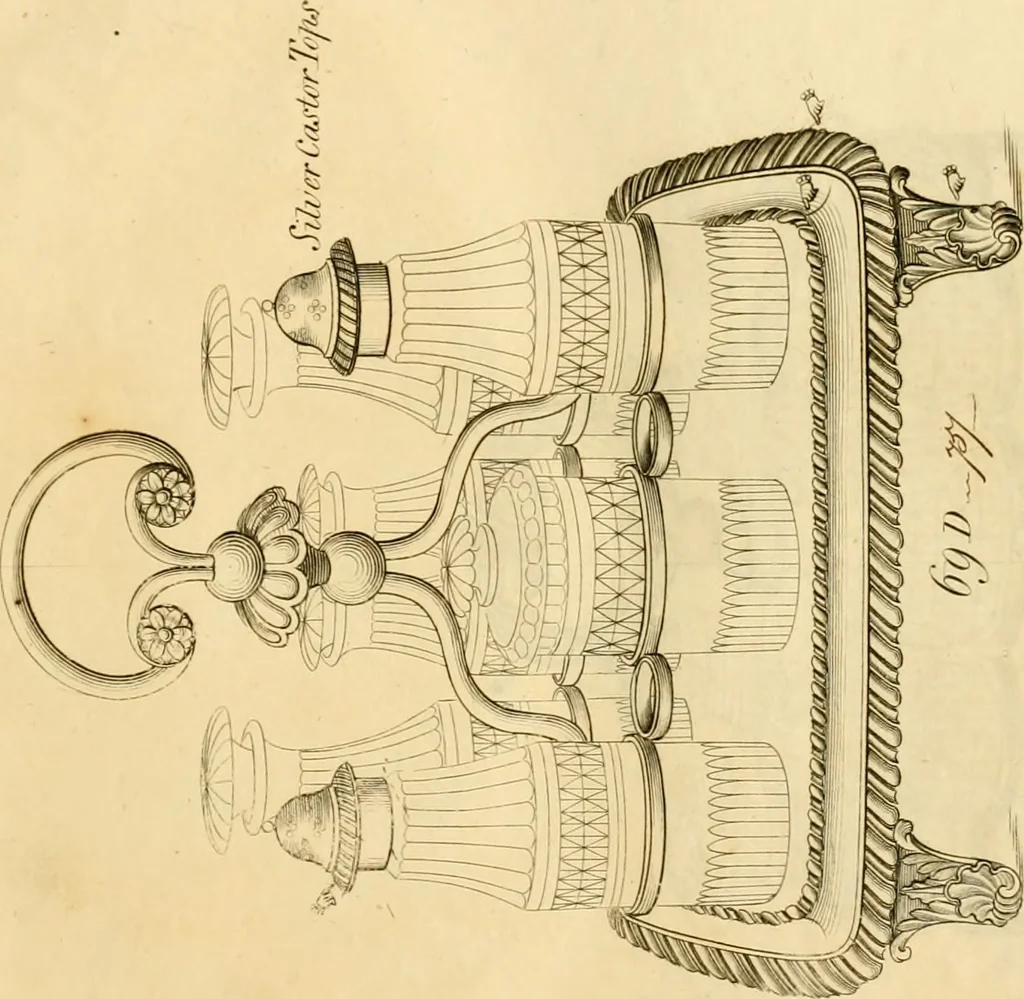 An illustration from [Book of silver patterns], 1820, leaf 86