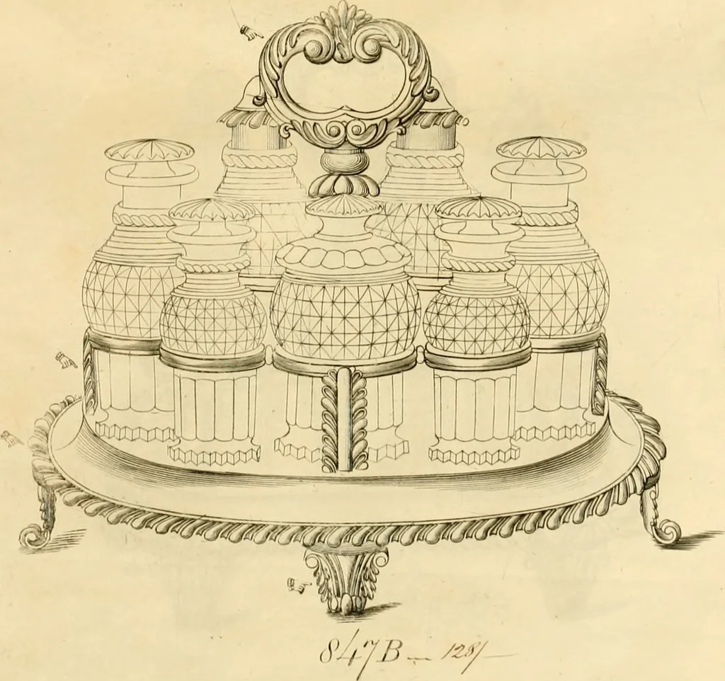 An illustration from [Book of silver patterns], 1820, leaf 88