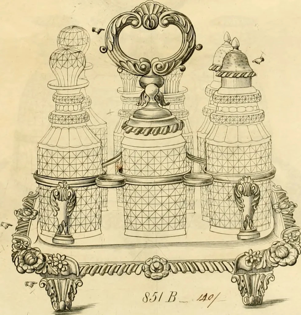 An illustration from [Book of silver patterns], 1820, leaf 90