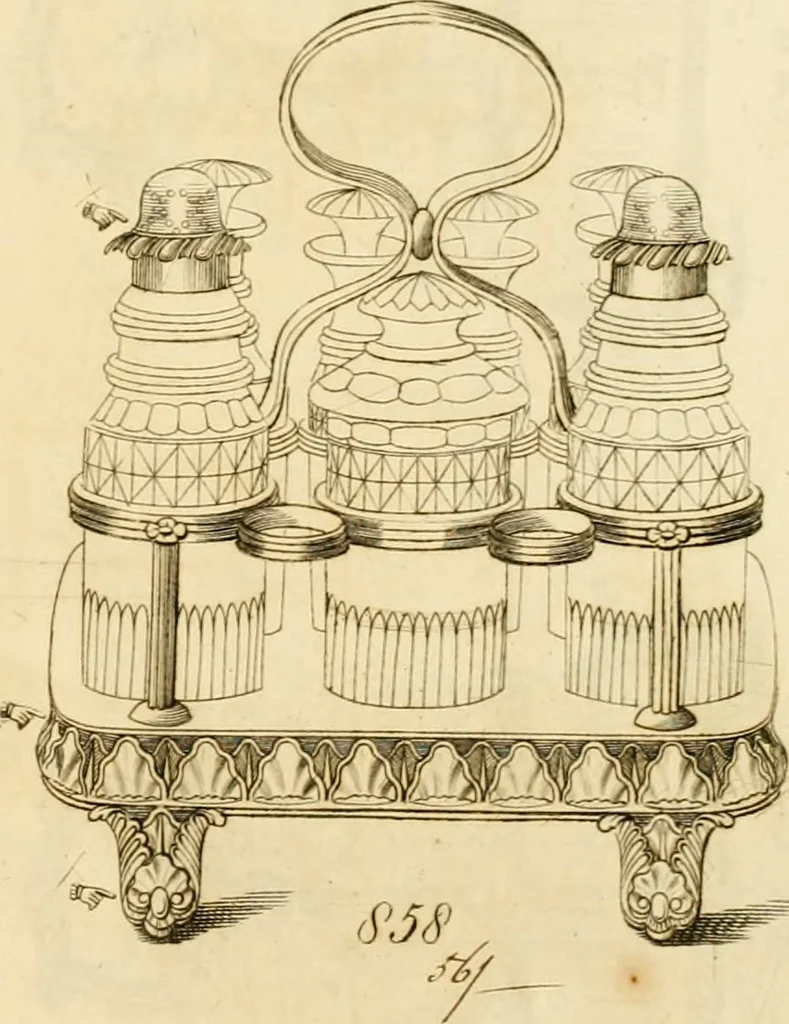 An illustration from [Book of silver patterns], 1820, leaf 96