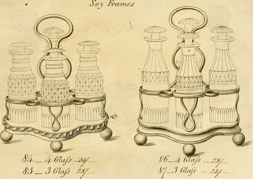 An illustration from [Book of silver patterns], 1820, leaf 98