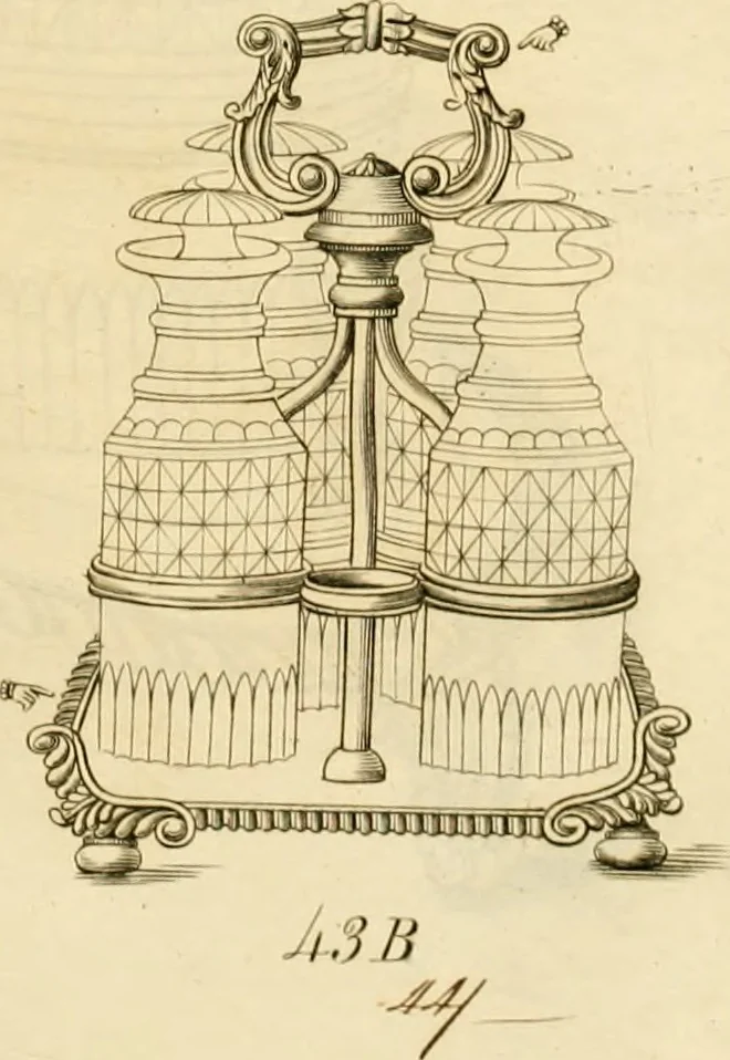 An illustration from [Book of silver patterns], 1820, leaf 98