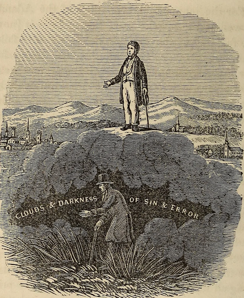 An illustration from The book of similitudes:, 1860, leaf 121