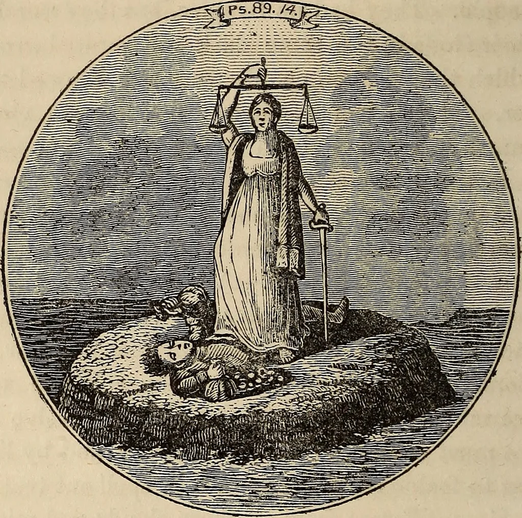 An illustration from The book of similitudes:, 1860, leaf 127