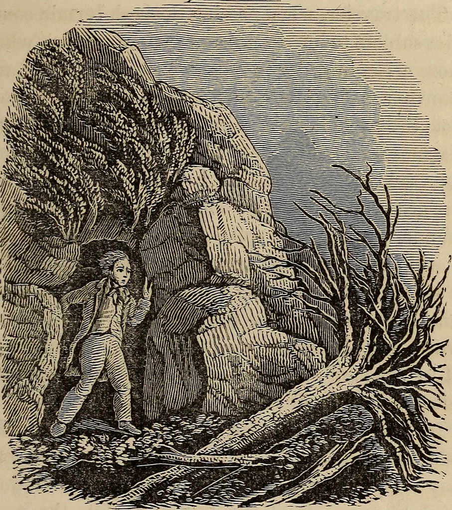 An illustration from The book of similitudes:, 1860, leaf 182