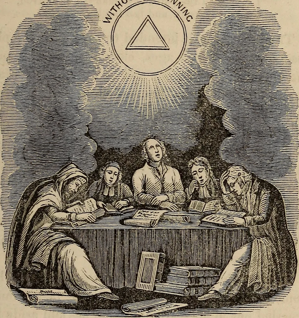 An illustration from The book of similitudes:, 1860, leaf 194