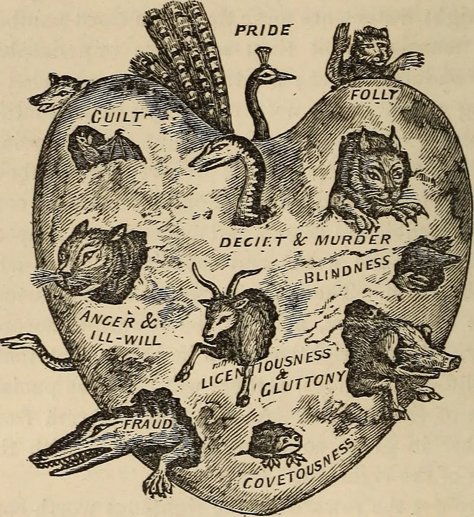 An illustration from The book of similitudes:, 1860, leaf 21