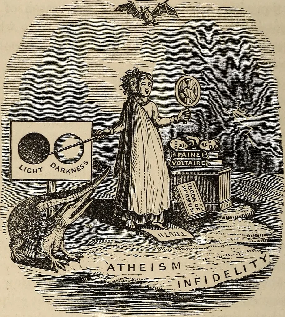 An illustration from The book of similitudes:, 1860, leaf 247