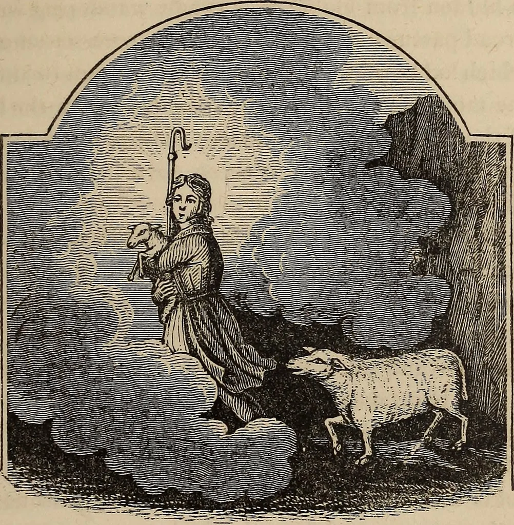 An illustration from The book of similitudes:, 1860, leaf 254