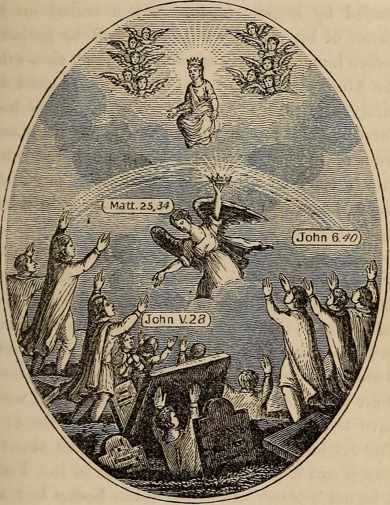 An illustration from The book of similitudes:, 1860, leaf 284