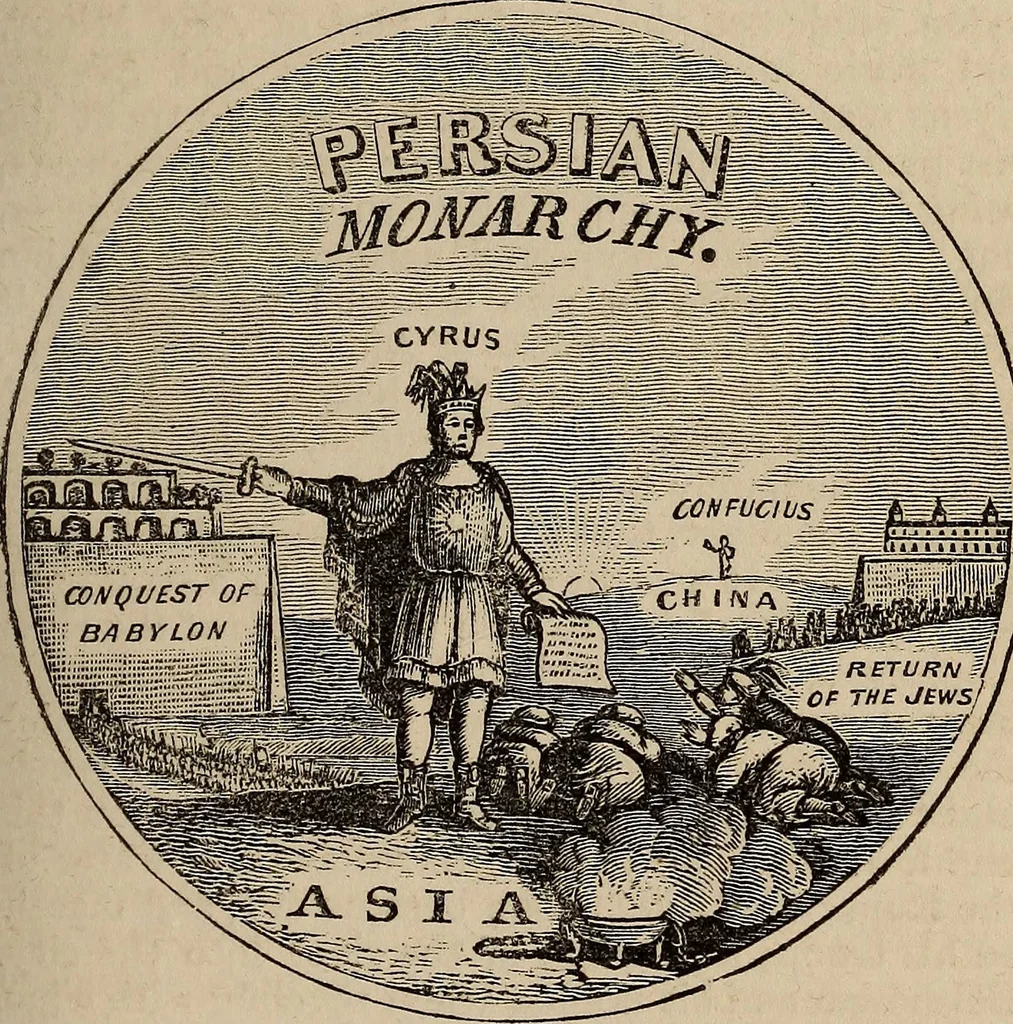 An illustration from The book of similitudes:, 1860, leaf 318